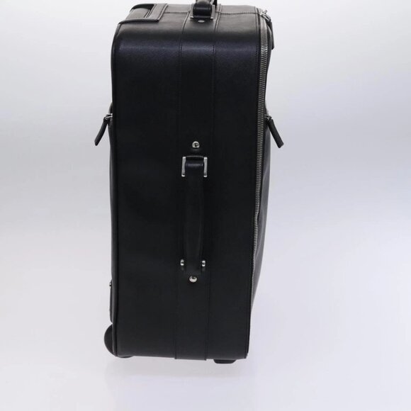 PRADA Suitcase Safiano leather Black Auth ep8401 - Picture 4 of 16